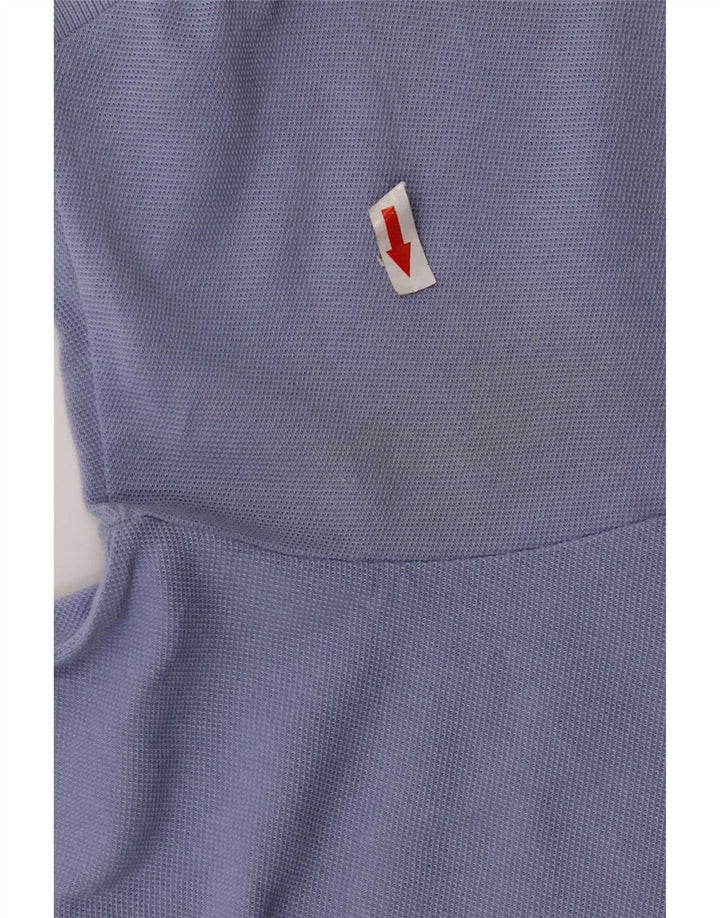 Lacoste Herren-Poloshirt, Größe 6 XL, blaue Baumwolle