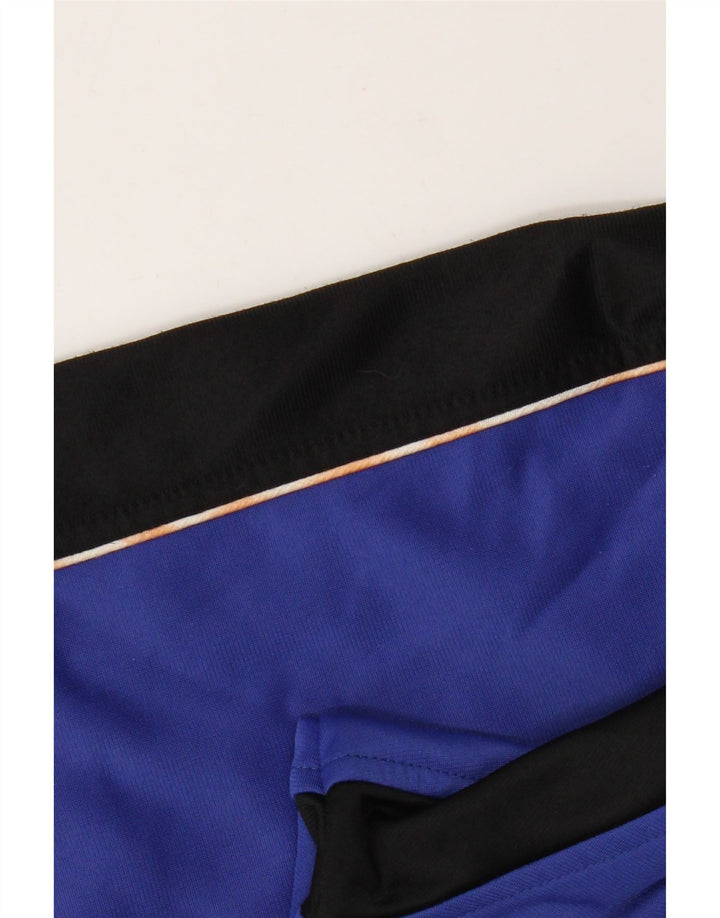 Champion Herren-Trainingsanzugoberteil mit Grafik, Größe S, Blau, Farbblock-Polyester