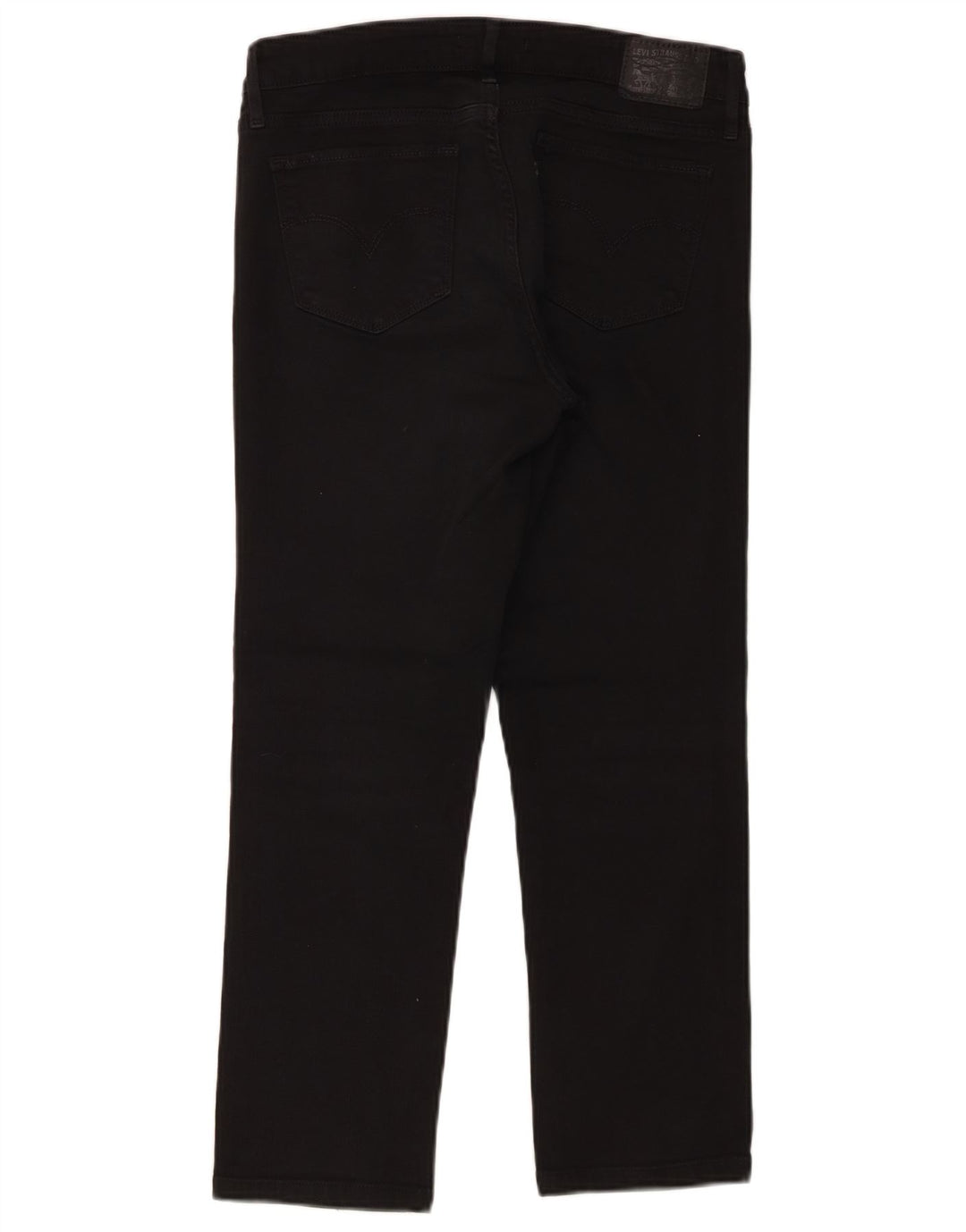 Levi's Damen 712 Crop Slim Jeans W28 L25 Schwarz