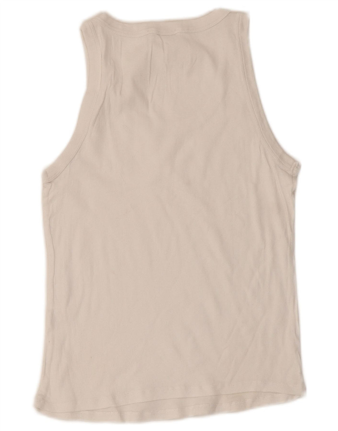 Zara Damen Weste Top UK 12 Medium Weiß