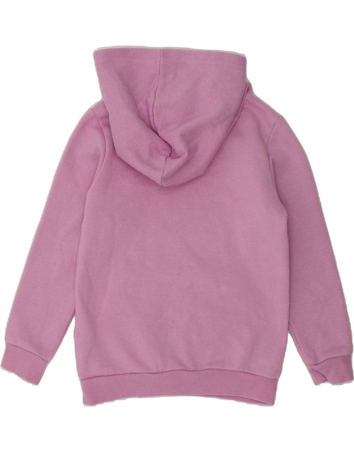 PUMA Girls Graphic Hoodie Jumper 4-5 Years Purple Cotton | Vintage Puma | Thrift | Second-Hand Puma | Used Clothing | Messina Hembry 
