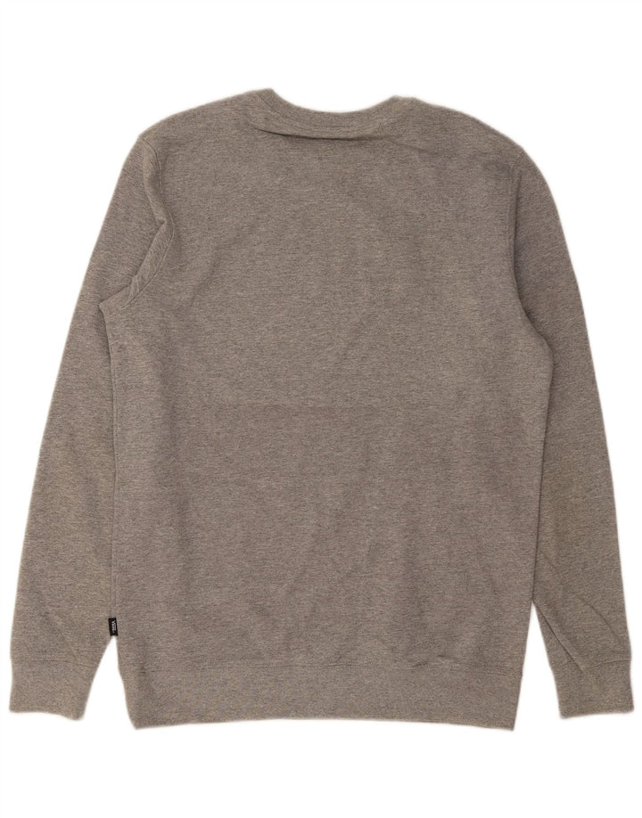Vans Herren-Sweatshirt mit Grafik, mittelgraue Baumwolle