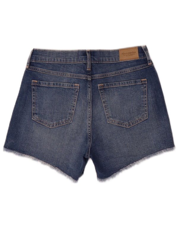 Abercrombie & Fitch Distressed Denim Shorts für Mädchen, 13–14 Jahre, W24, Blau