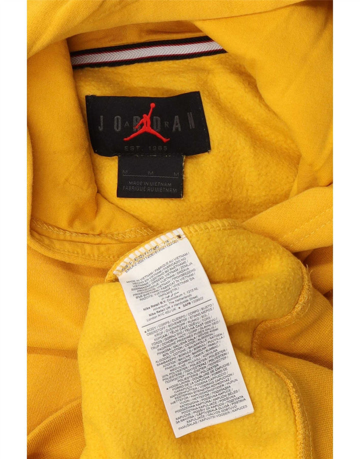 Jordan Herren Kapuzenpullover aus mittelgelber Baumwolle