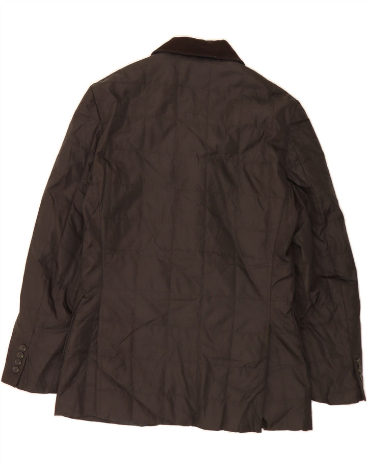 CHAPS Mens Quilted Jacket UK 40 Large Brown Polyester Vintage Chaps and Second-Hand Chaps from Messina Hembry 
