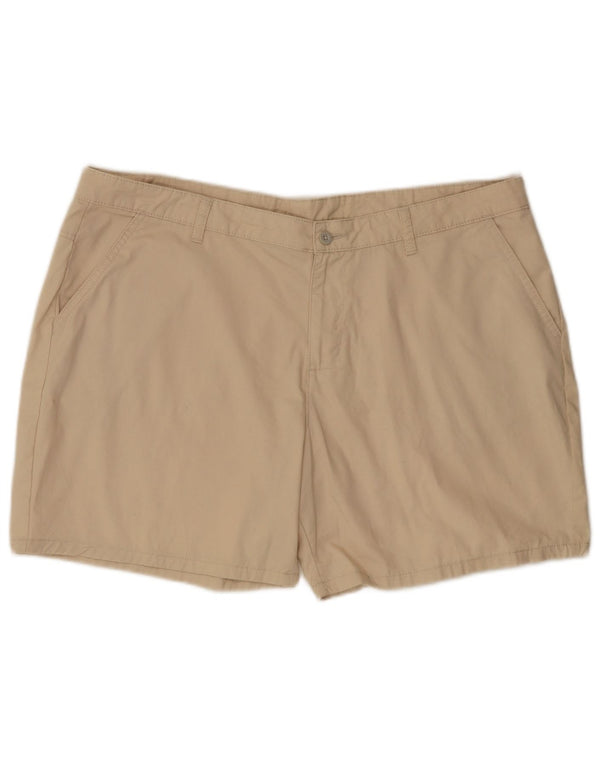 Mountain Warehouse Reguläre Chino-Shorts für Damen, UK 18, XL, W38, Beige, Baumwolle