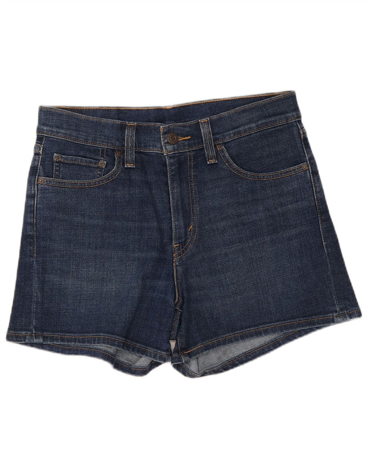 Levi's Damen Jeansshorts W28 mittelblaue Baumwolle