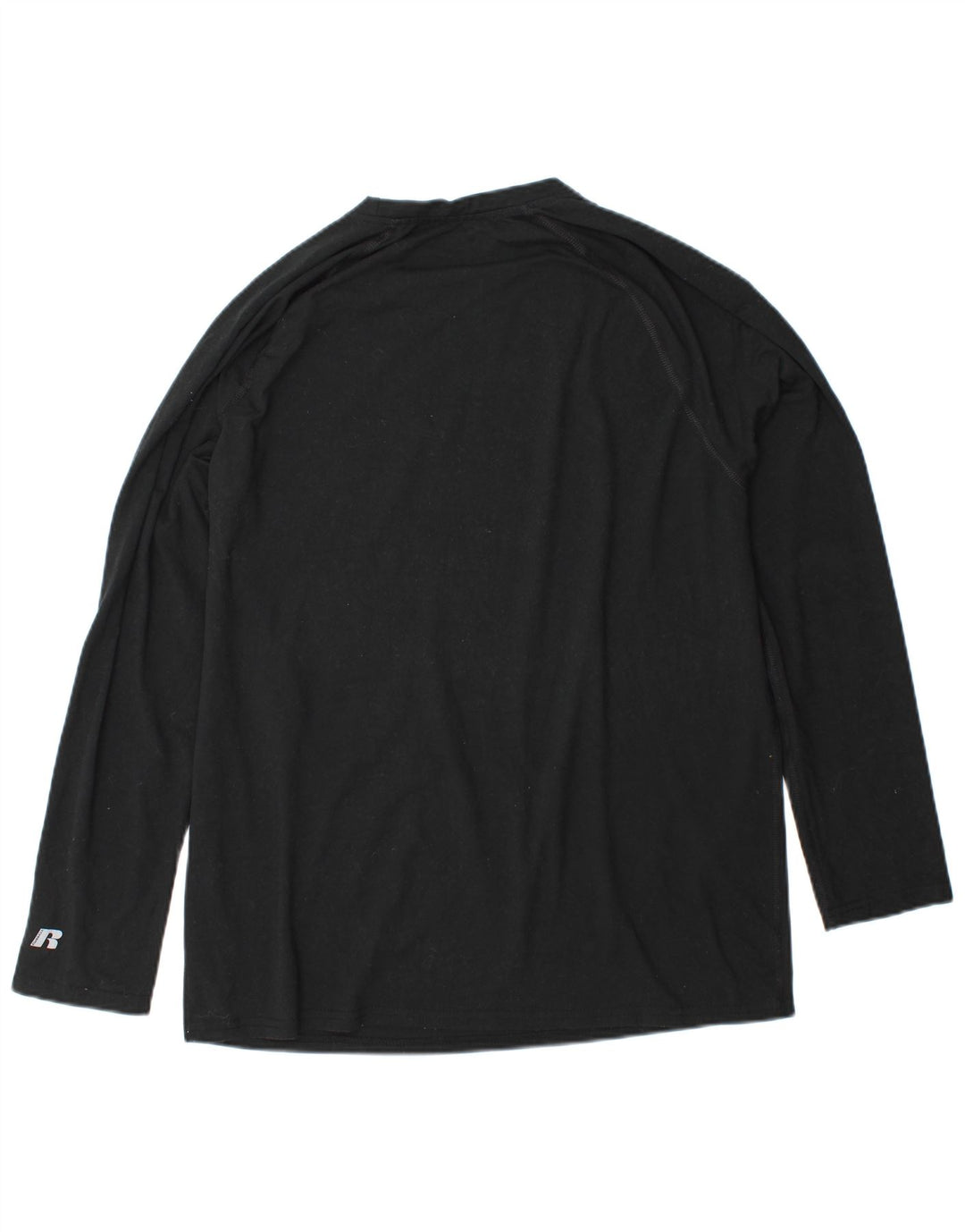 RUSSELL ATHLETIC Herren Dri-Power Top Langarm XL Schwarz Polyester