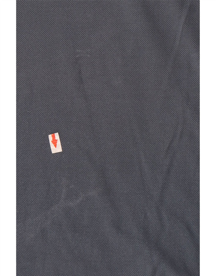 Lacoste Herren-Poloshirt, Größe 6 XL, graue Baumwolle