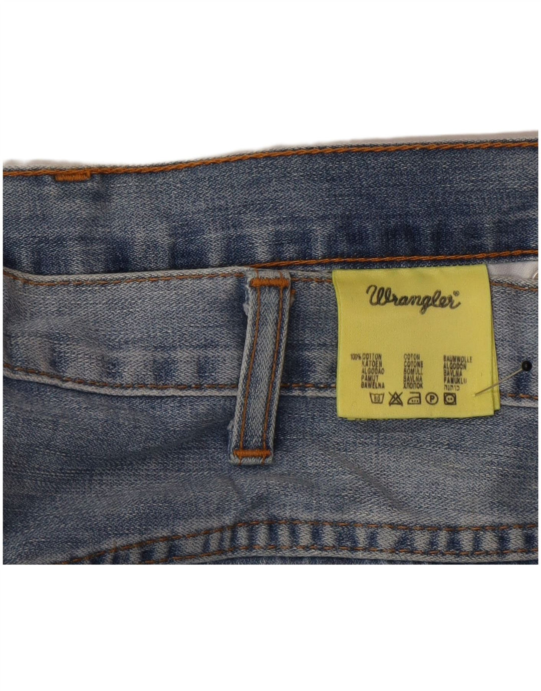 Wrangler Herren Texas Straight Jeans W36 L32 Blaue Baumwolle