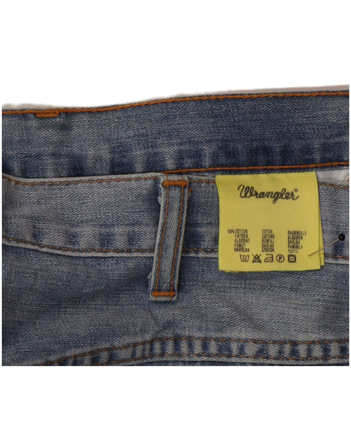 Wrangler Herren Texas Straight Jeans W36 L32 Blaue Baumwolle