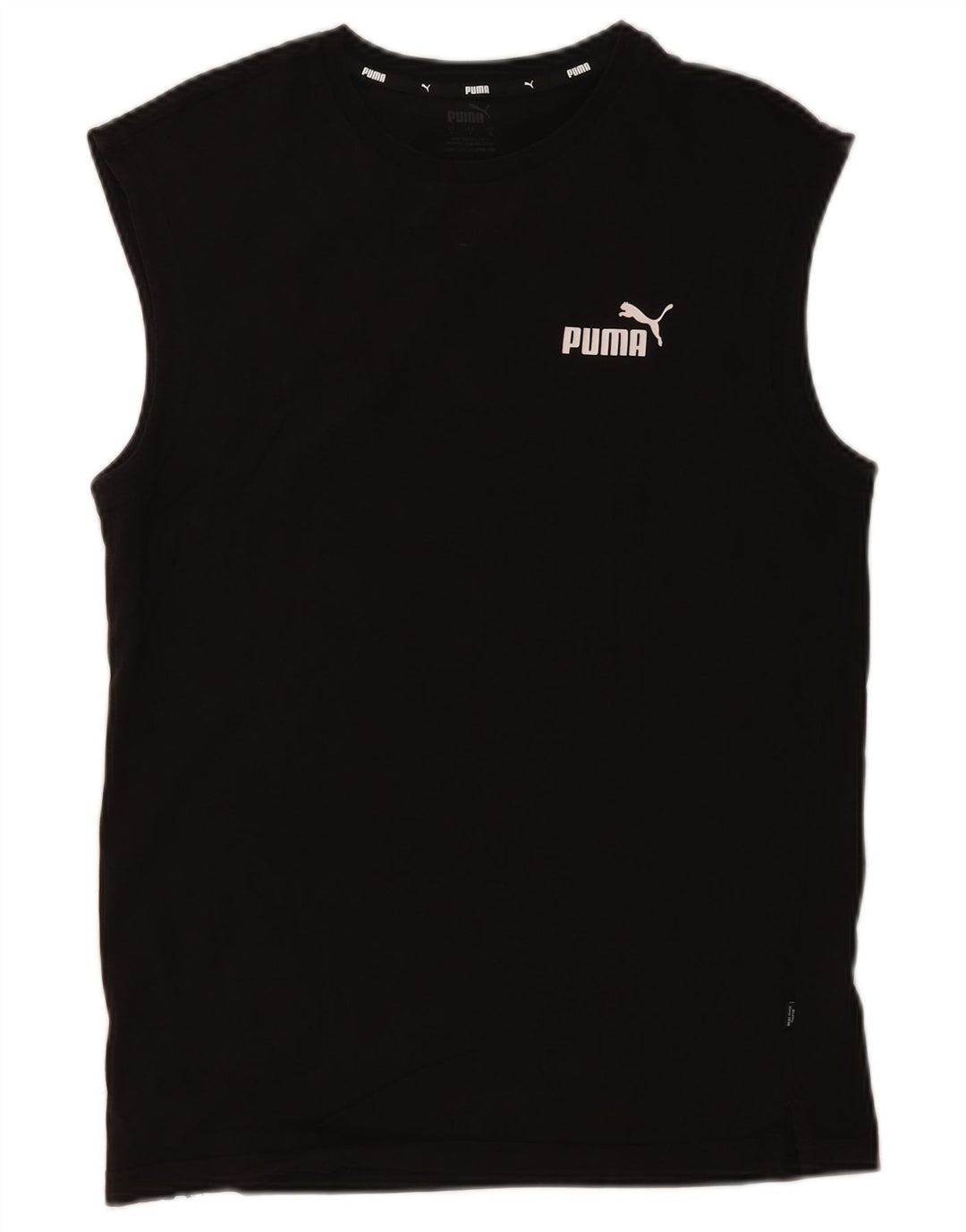 Puma Herren Weste Top Small Schwarz Baumwolle