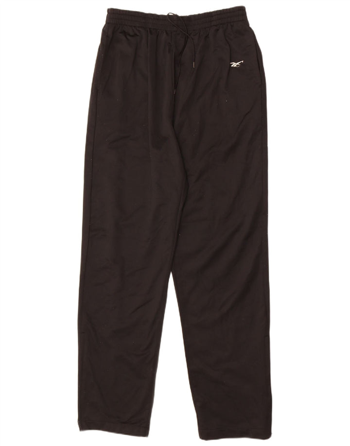 Reebok Herren-Trainingshose, groß, aus schwarzem Polyester