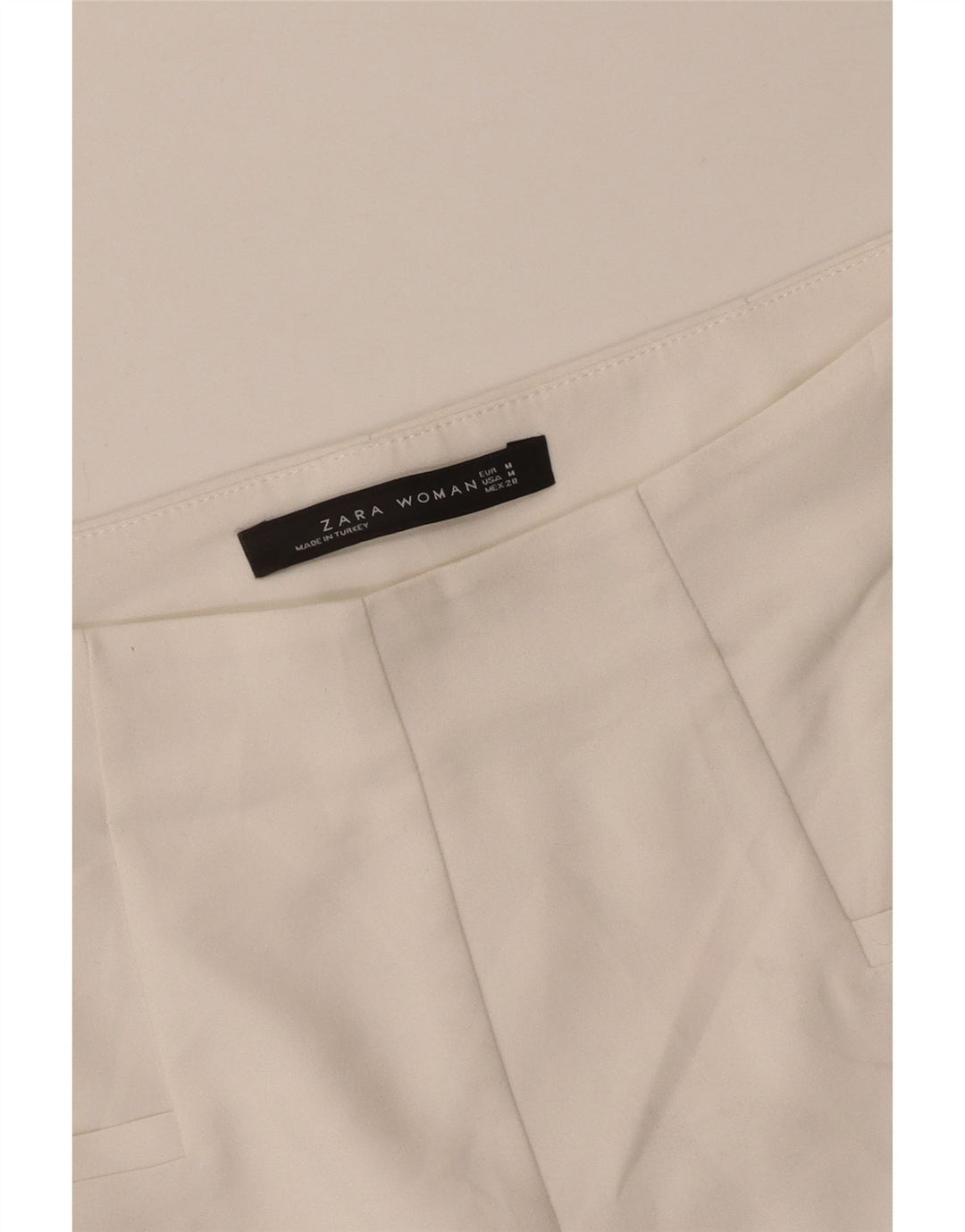 Zara Damen Freizeitshorts Medium W28 Weiß