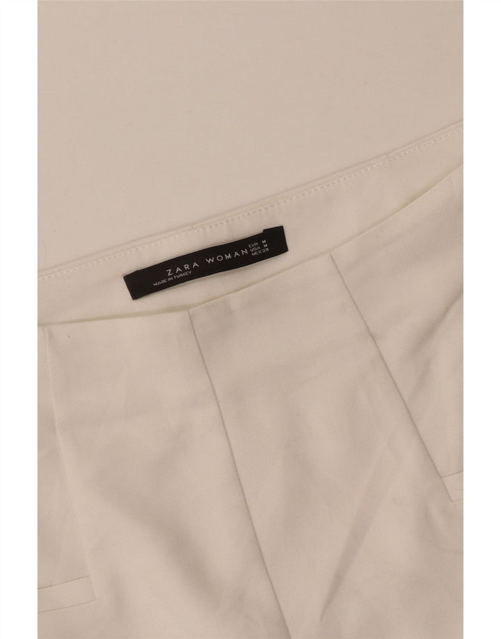 Zara Damen Freizeitshorts Medium W28 Weiß