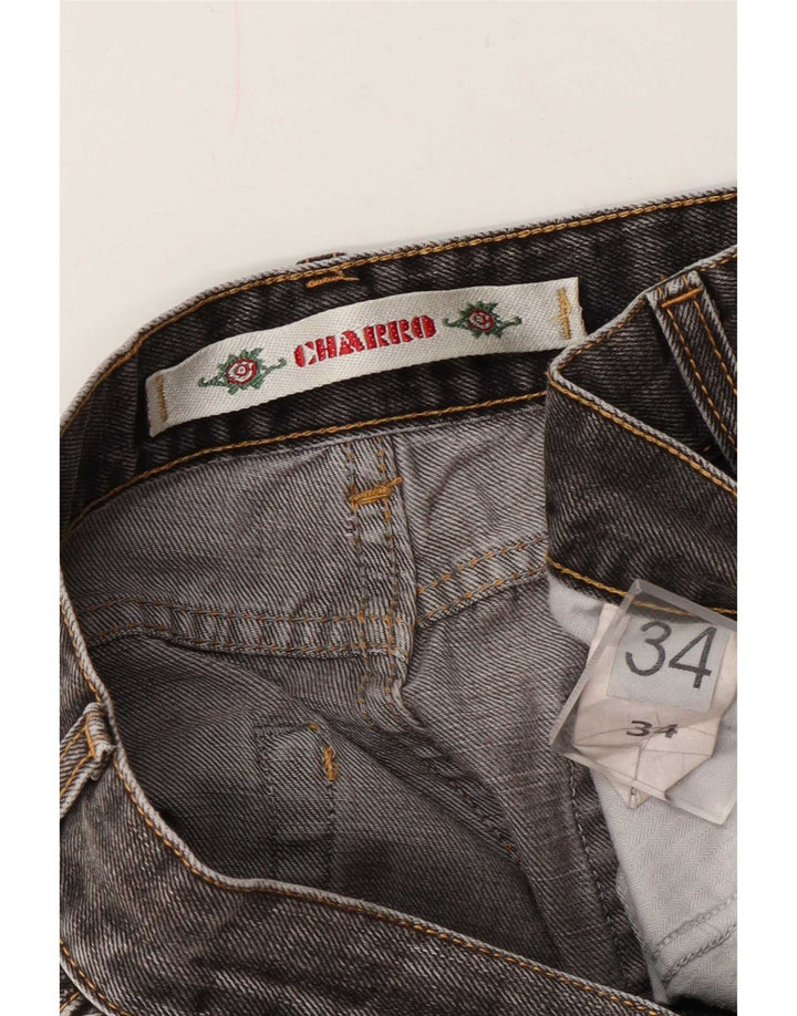 Charro Damen Straight Jeans W34 L28 Grau