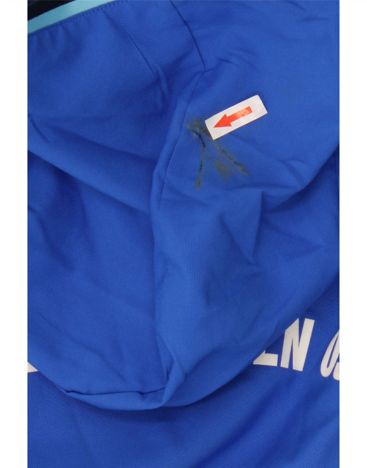 Adidas Herren-Trainingsanzug mit Kapuze, mittelblau, Polyester