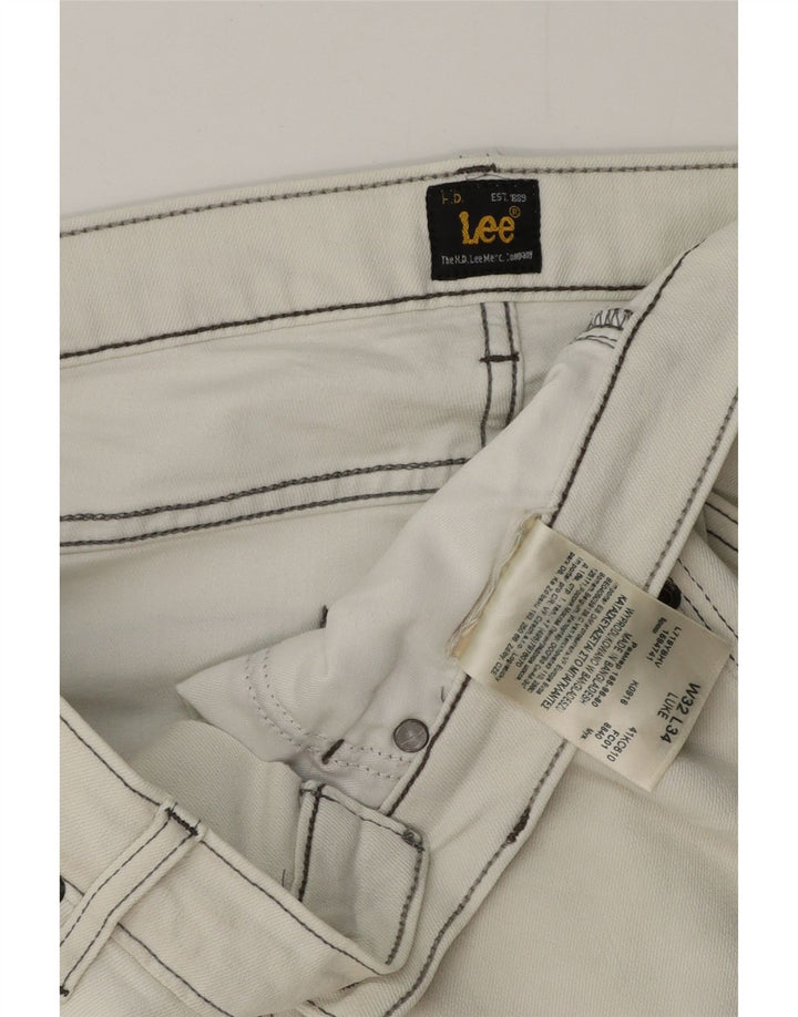 Lee Herren Slim Jeans W32 L29 Weiß