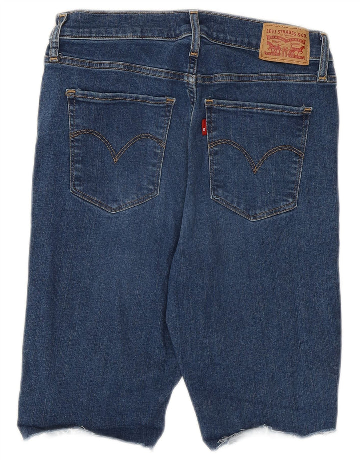 Levi's Damen 720 High Rise Denim Shorts W29 Mittelblaue Baumwolle