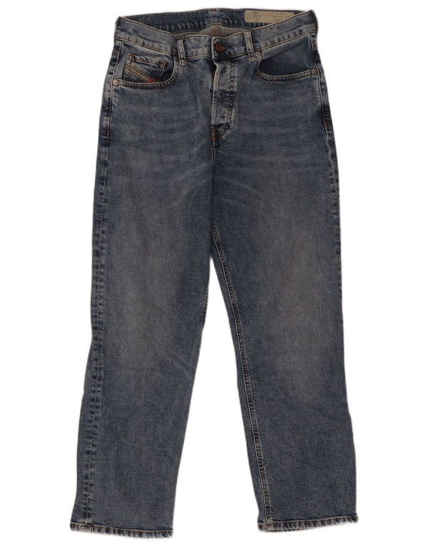 Diesel Damen Angels Straight Jeans W26 L26 Blaue Baumwolle