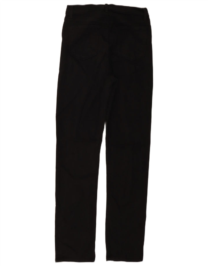 J Brand Damen Straight Jeans W30 L30 Schwarze Viskose