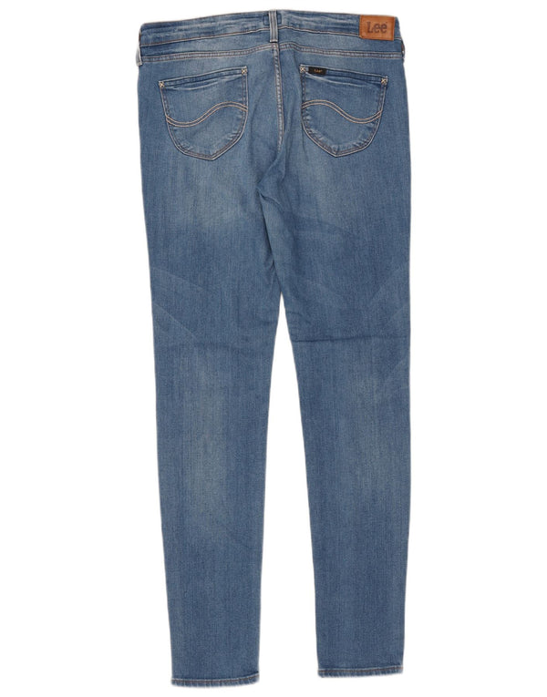 Lee Damen Scarlett Skinny Jeans W29 L33 Blaue Baumwolle