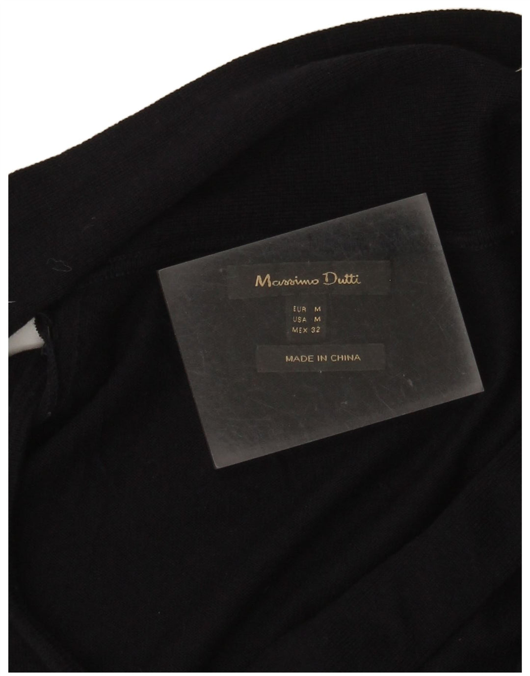 Massimo Dutti Damen-Pullover mit Schalkragen, Gr. 12, mittleres Marineblau