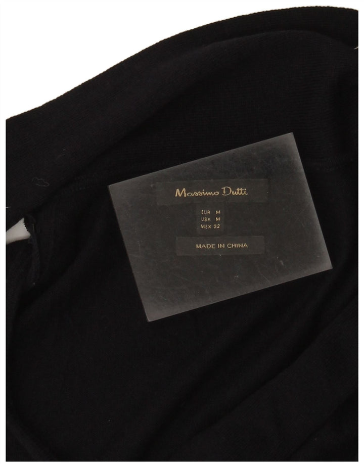 Massimo Dutti Damen-Pullover mit Schalkragen, Gr. 12, mittleres Marineblau