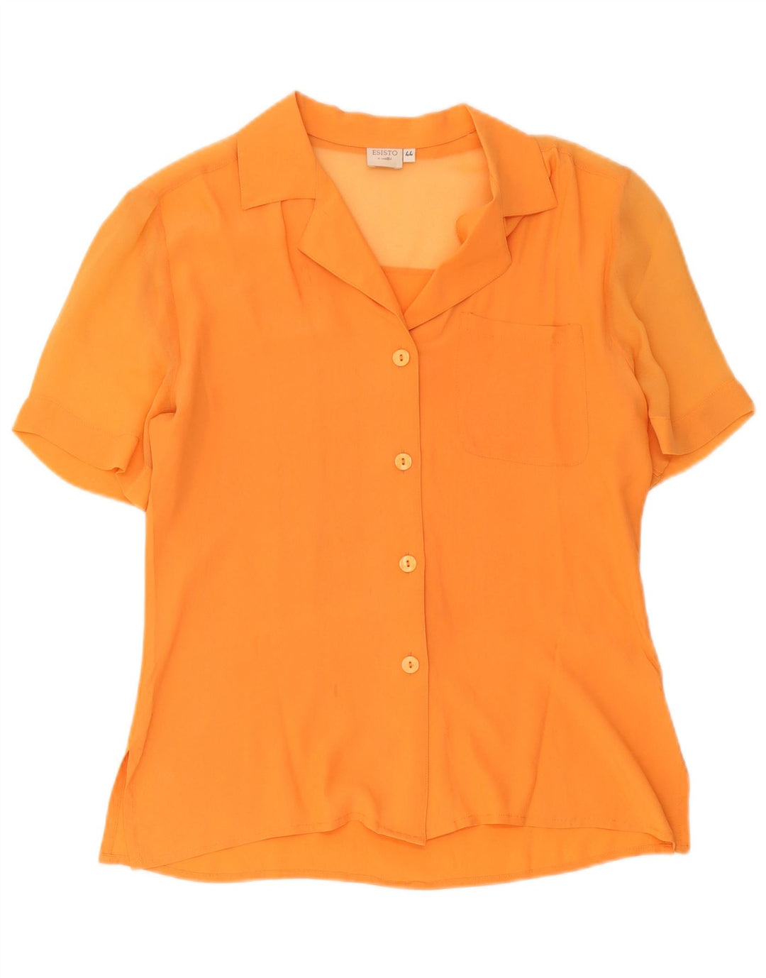 Conbipel Damen Esisto Kurzarm-Hemdbluse IT 44 Mittelorange
