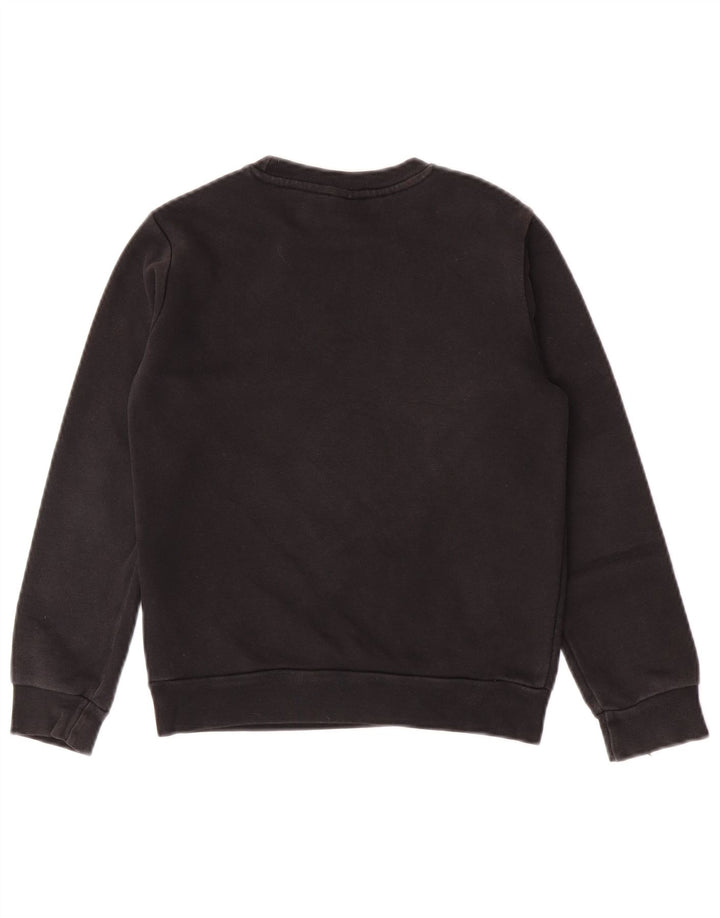 Adidas Jungen Grafik-Sweatshirt-Pullover 9–10 Jahre, schwarze Baumwolle