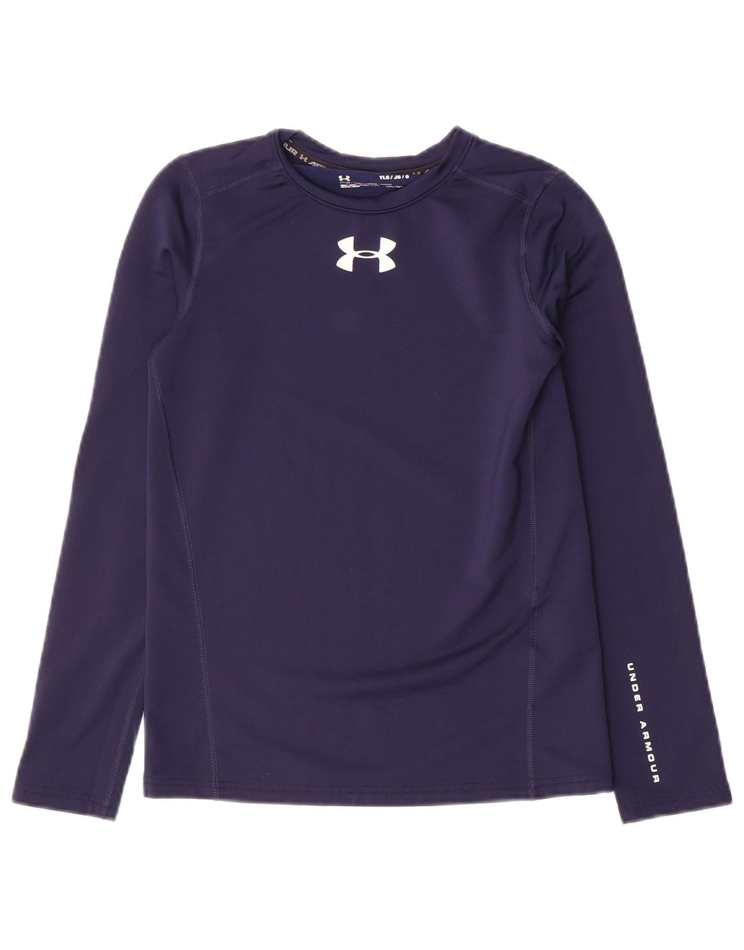 Under Armour Langarmshirt mit Grafik für Jungen, 11–12 Jahre, Größe L, Marineblau
