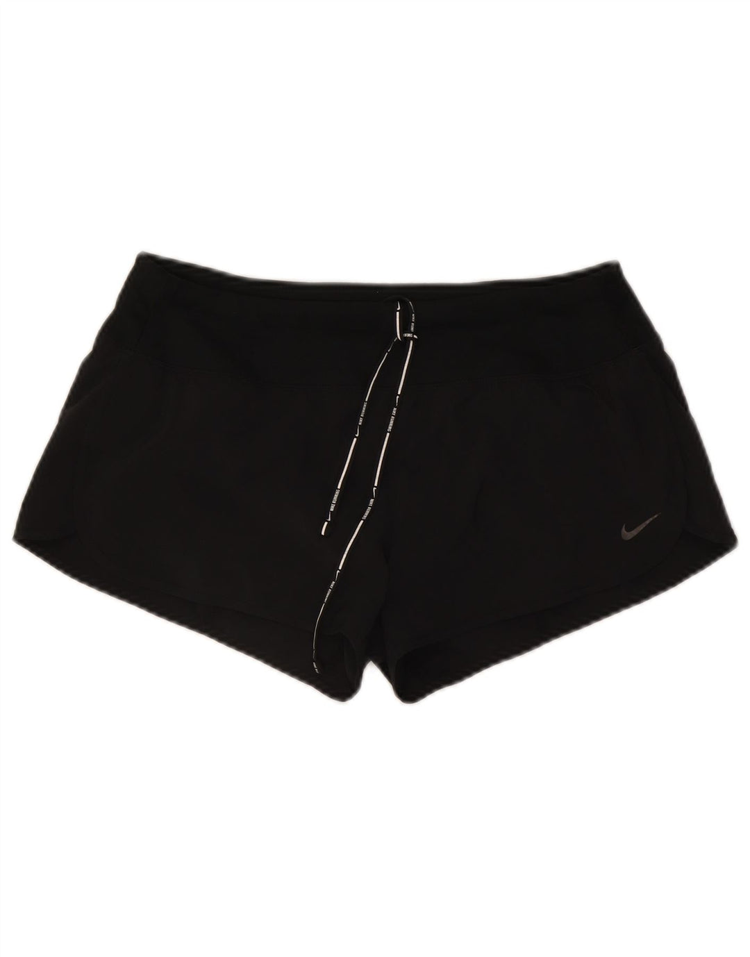 Nike Damen Dri Fit Sport Shorts UK 14 Medium Schwarz