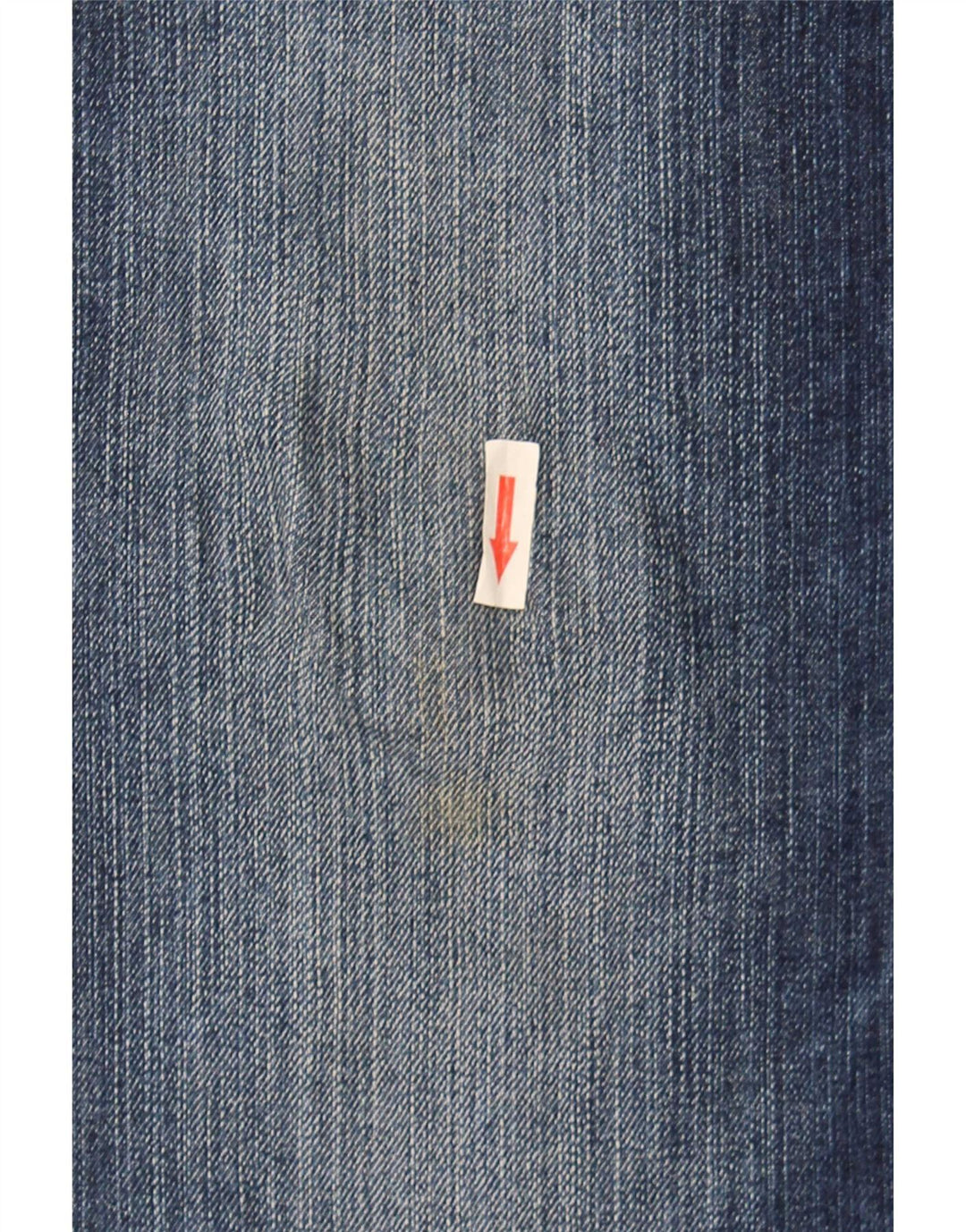 Diesel Herren Straight Jeans W30 L30 Blaue Baumwolle