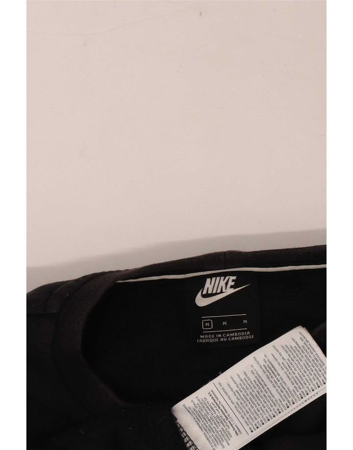 Nike Herren-Sweatshirt mit Grafik, lockerer Passform, Mittelschwarz, Farbblock