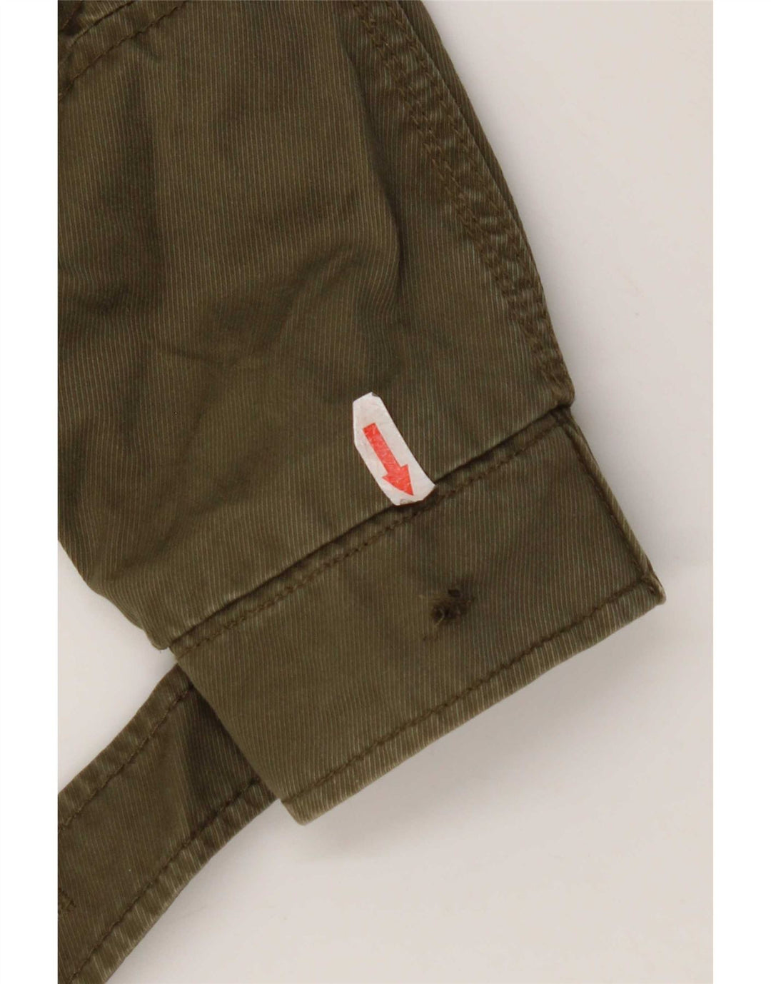 Esprit Damen Parka mit Kapuze, UK 8, Größe S, Khaki, Baumwolle