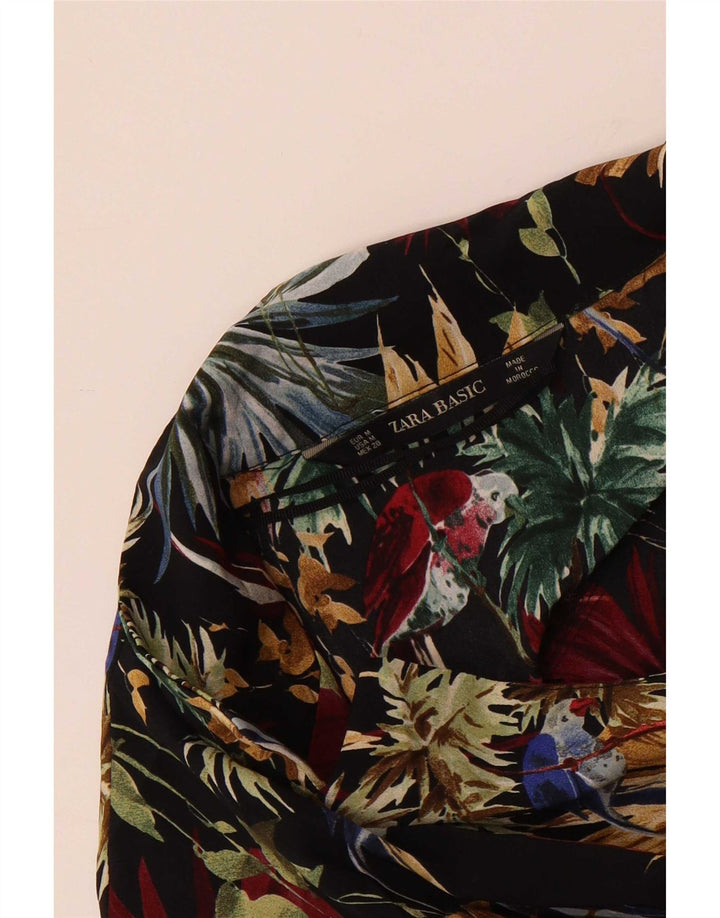 Zara Damen-Overall, Größe M, mehrfarbig, hawaiianisches Blumenmuster, Größe 44