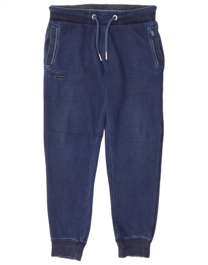 Superdry Herren-Trainingshose, Jogginghose, Größe S, Marineblau, Polyester