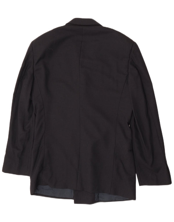 Giorgio Armani Mens Blazer Jacket IT 46 Small Navy Blue Classic