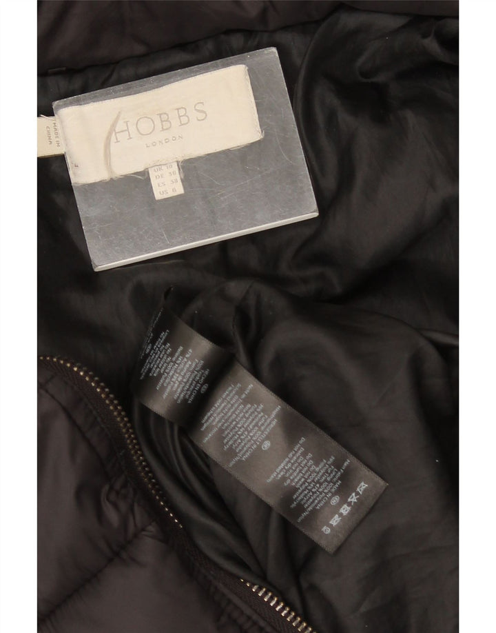 Hobbs Damen-Übergröße, gepolsterter Mantel mit Kapuze, Größe S, Schwarz, Nylon