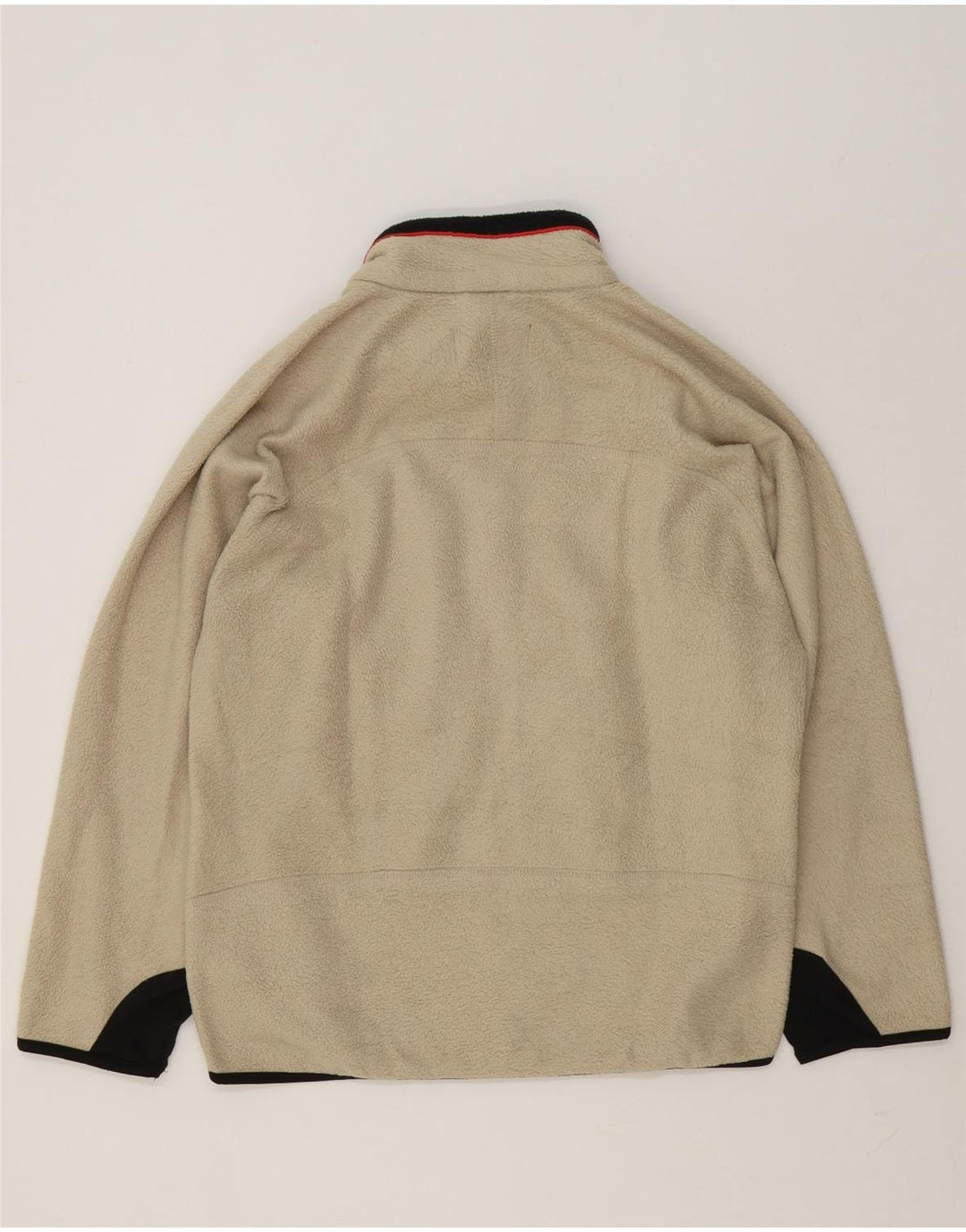 Fila Herren Fleecejacke UK 36 Small Beige Colourblock Polyester