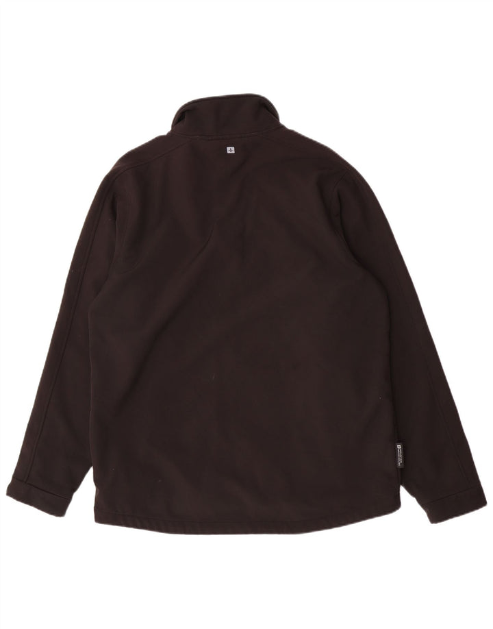 Mountain Warehouse Herren-Windbreaker-Jacke, UK 40, Größe L, Schwarz, Polyester