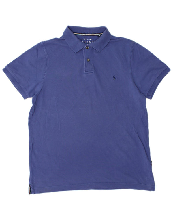JOULES Slim-Fit-Poloshirt für Herren, groß, aus blauer Baumwolle