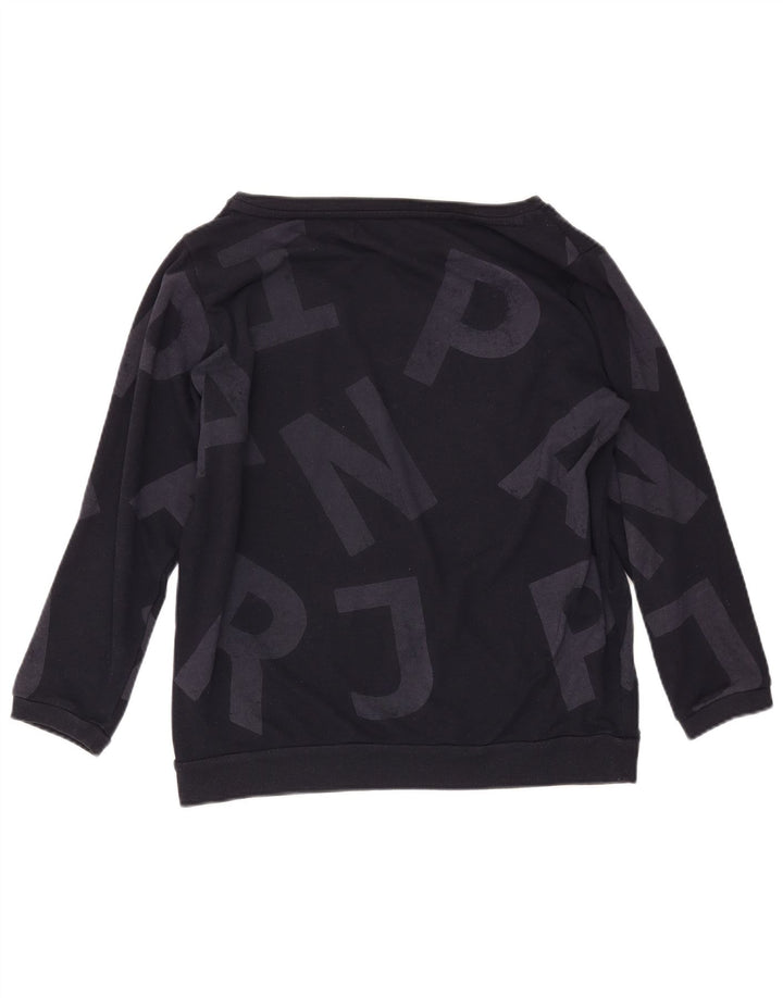 NAPAPIJRI Damen Grafik-Sweatshirt-Pullover UK 14 Large Marineblau