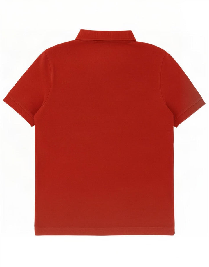 Kappa Herren-Poloshirt, klein, rote Baumwolle