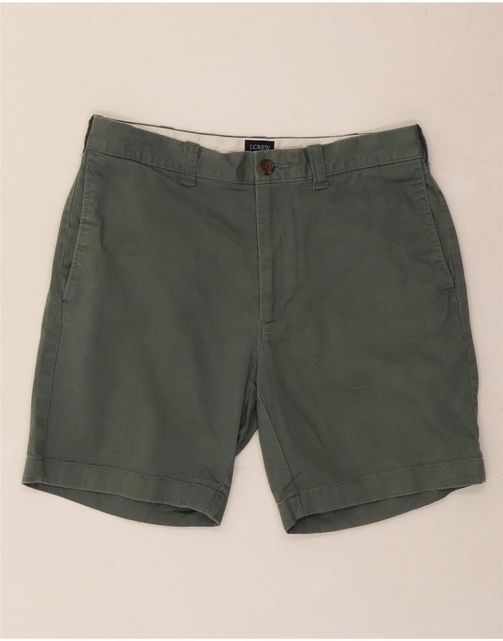 J. Crew Herren Chinoshorts W28 Small Grüne Baumwolle