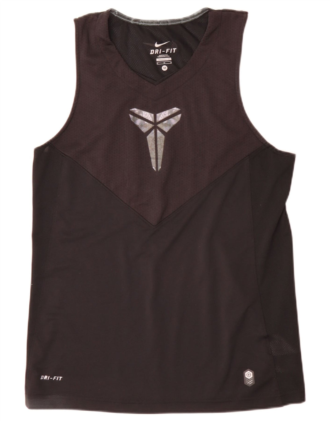 Nike Herren Grafik-Weste Top Medium Schwarz Polyester Sport