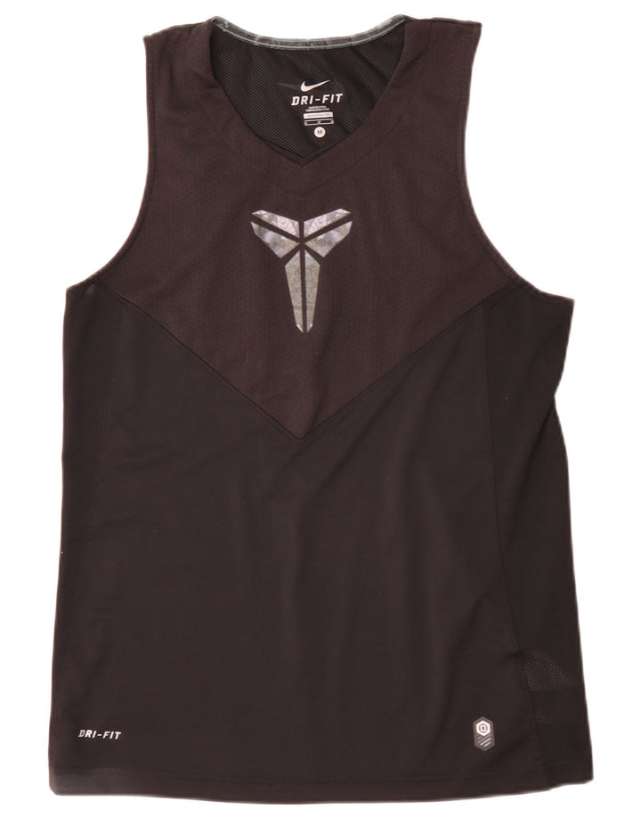Nike Herren Grafik-Weste Top Medium Schwarz Polyester Sport