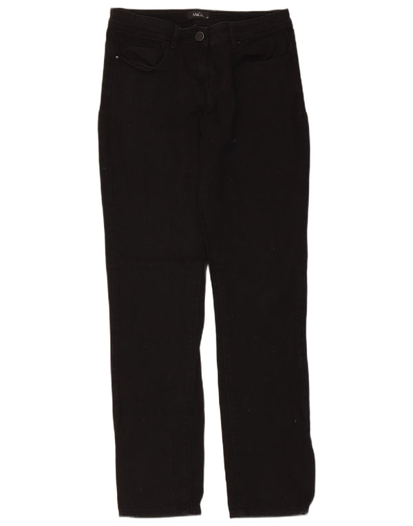 M&Co Damen Slim Fit Freizeithose UK 10 Small W30 L29 Schwarz Baumwolle