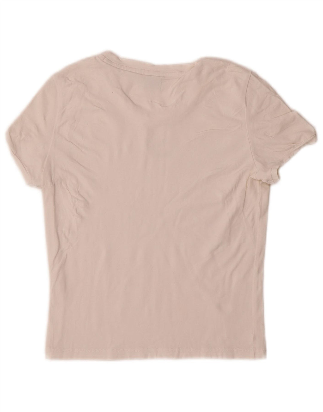 Puma Damen Crop Graphic T-Shirt Top UK 8 Small Weiß