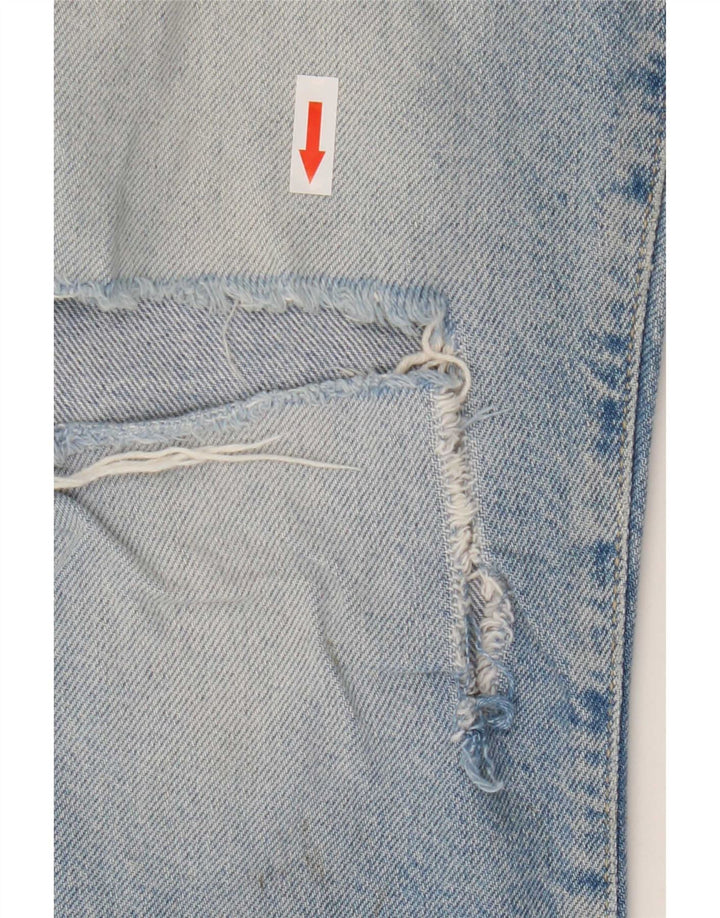Reiss Damen Jeans im Distressed-Look, W29, L26, Blau, Baumwolle